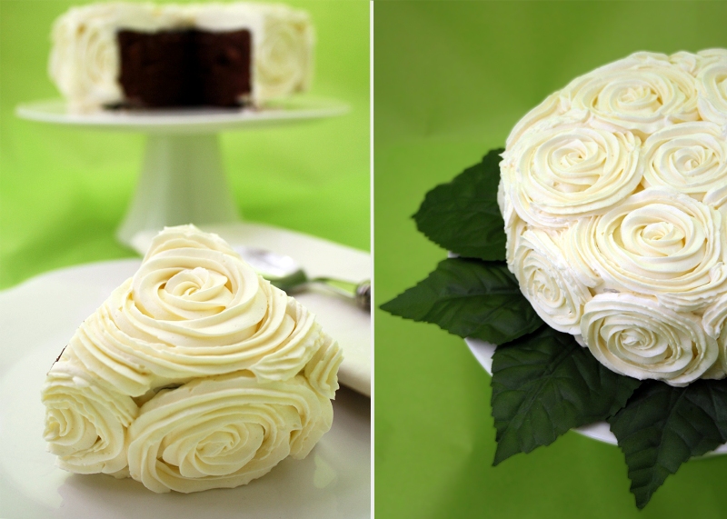 Rose cake Rose cake