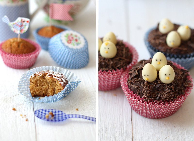 Cupcakes de Pascua - Easter cupcakes Cupcakes de Pascua - Easter cupcakes