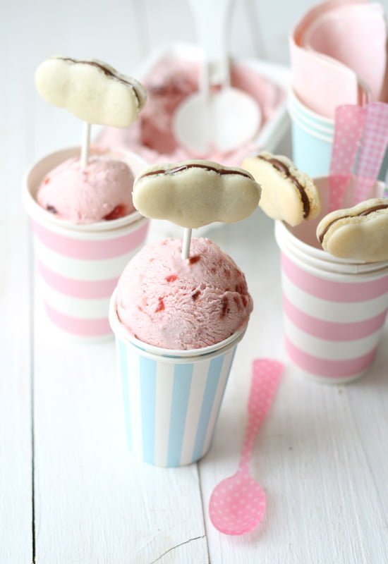 Helado de fresa Helado de fresa