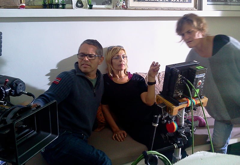 María y Mario con Lu