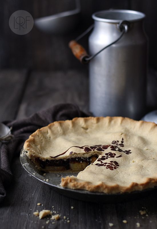 Pastel de plátano y chocolate Pastel de plátano y chocolate
