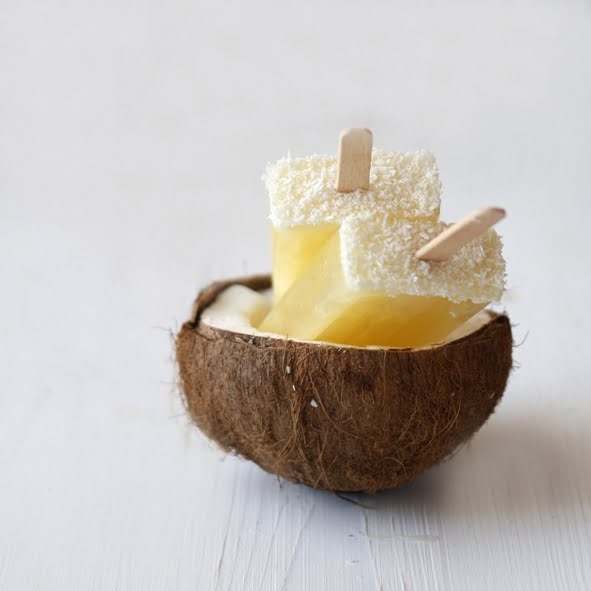 Polos de piña colada