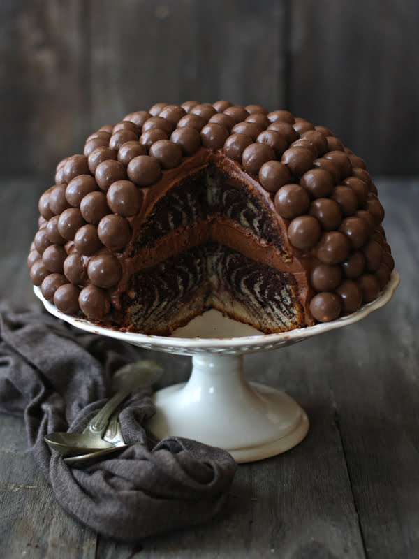Tarta Maltesers (corte)