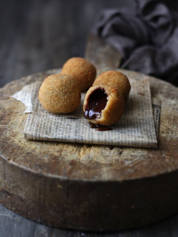 Croquetas de chocolate