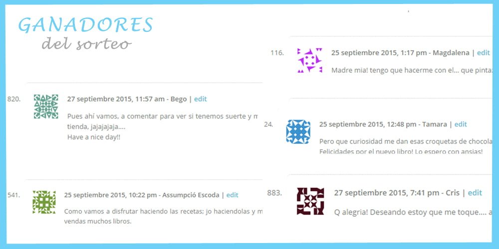 ganadores