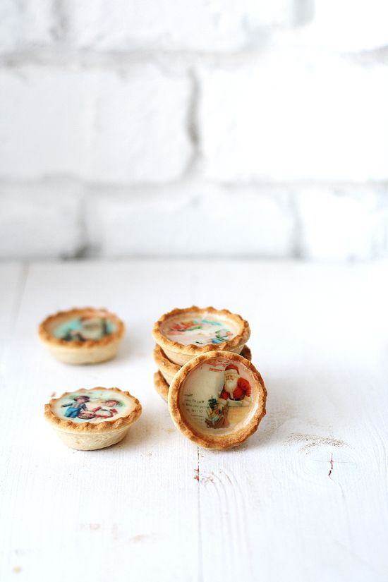 Tartaletas de Panna Cotta y mermelada de uva