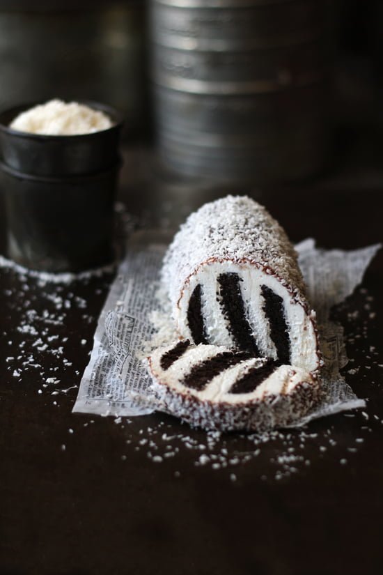 Brazo galletas helado